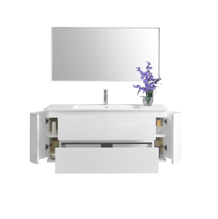 Gwyneth Bathroom Vanity Cabinet Set Collection - Ancerre Designs 48 inch. | Single Sink