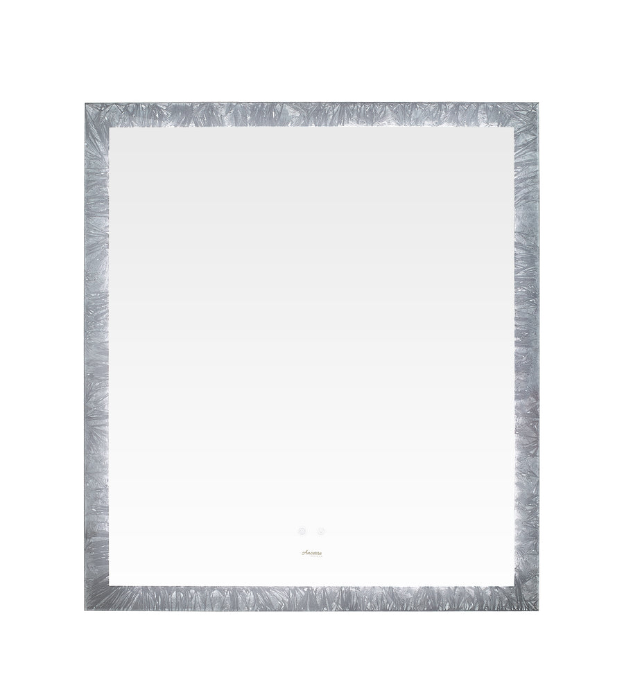 Frysta LED Frameless Rectangular Mirror Lighted Bathroom Vanity with Dimmer and Defogger - Ancerre Designs 30 inch.