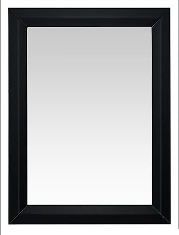 Ancerre Designs Framed Mirror - Ancerre Designs 24 inch Black Onyx