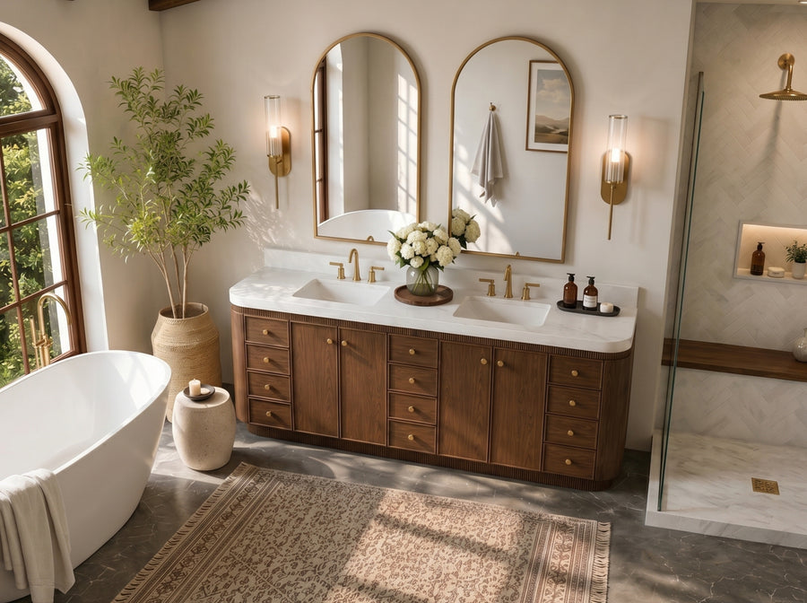 Bathroom Vanity Set | Ancerre Aston Collection Oak – Ancerre Designs