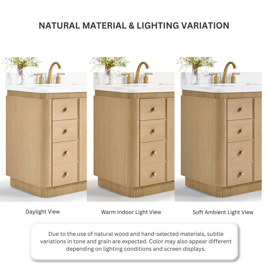 Bathroom Vanity Set | Ancerre Aston Collection Oak – Ancerre Designs