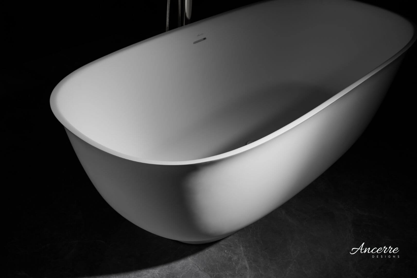 Fiore Freestanding Solid Surface Bathtub Ancerre Designs