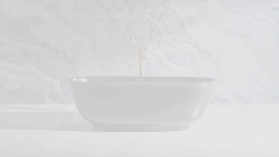 Fiore Freestanding Solid Surface Bathtub