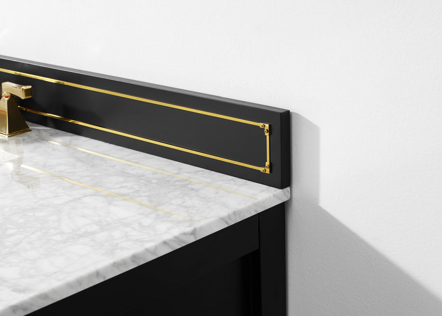 Aspen Bathroom Vanity with Sink Cabinet Set Collection - Ancerre Designs 36 inch | Single Sink Black Onyx