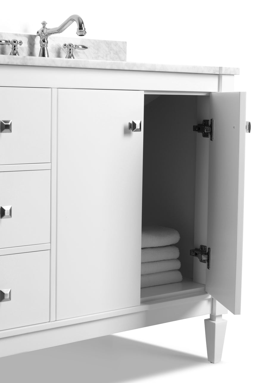 Kayleigh Bathroom Vanity Cabinet Set Collection - Ancerre Designs 60 inch | Double Sink White